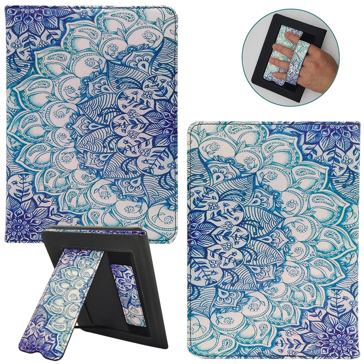 Stand Case Dobrável para Kindle 10th Generation2023 Capa de Couro pu Auto Wake Alça de Mão para Dormir Tudo Novo J9g29r - Imagem 6