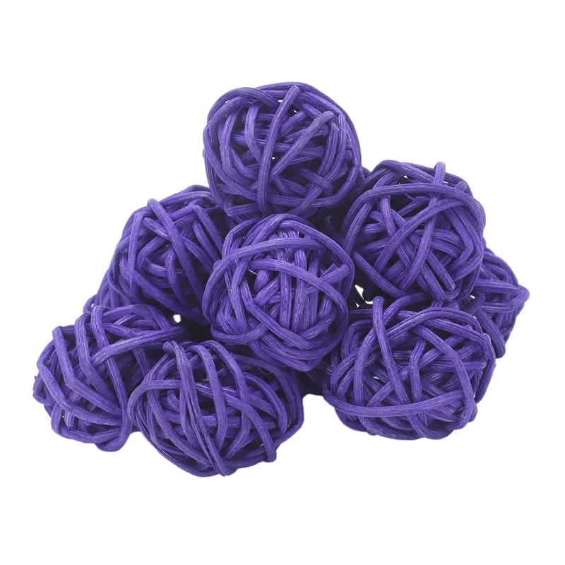 24 pcs 3cm rattan wicker ball for garden, wedding, party