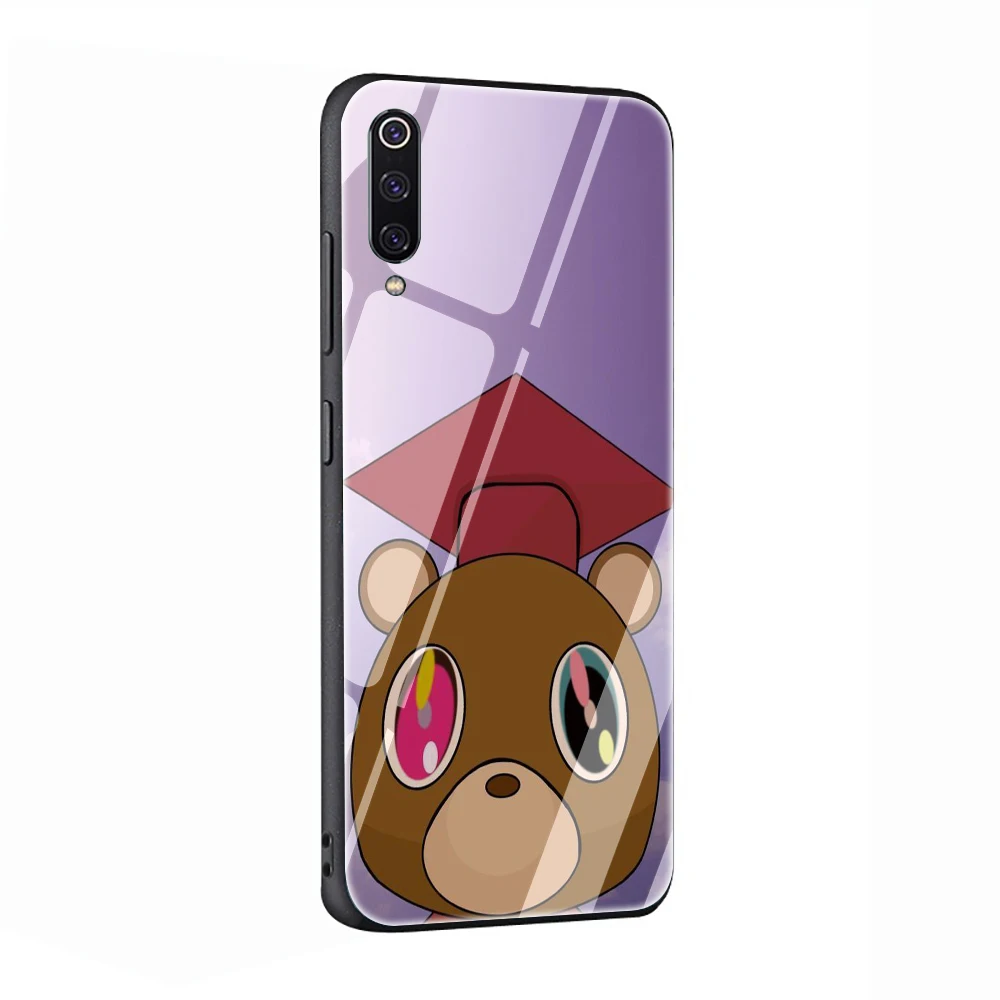 EWAU Kanye West Graduation Bear чехол из закаленного стекла для телефона для Xiaomi mi A1 A2 8 9 Red mi 4X 6A Note 5 6 7 Pro Pocophone F1 - Цвет: G7