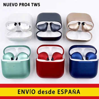 

New Pro4 TWS wireless Bluetooth headset 5.0 In-Ear earphone, built-in charging box for smartphones