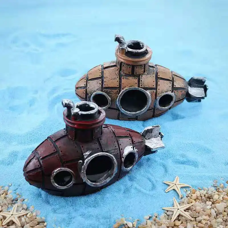 Submarine Fish Tank Decoration Aquarium Decoration Submarines Fish