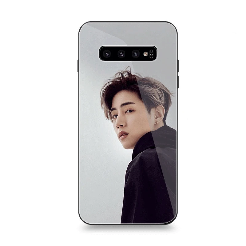 Чехол для телефона Стекло для samsung A70 A50 A30 A40 A20 A60 A10 S7 край S8 S9 S10 Plus Note 8 9 крышка получил 7 KPOP Mark