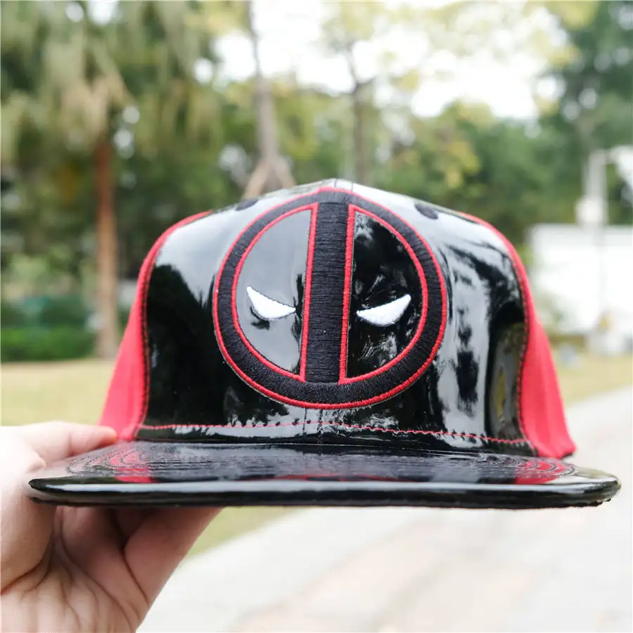 Зеленый Snapback Кепка кожаная бейсболка для мужчин Модная Повседневная Bboy хип-хоп кепка s - Цвет: Зеленый