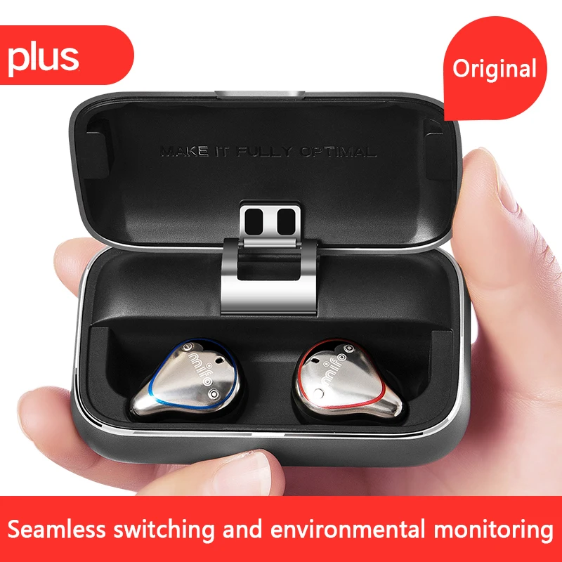 Professional Plus Наушники Mifo O5 PLUS, Bluetooth 5,0, настоящие беспроводные наушники, спортивные, для бега, Handfree, водонепроницаемые, с шумоподавлением, Tws, гарнитура - Цвет: Professional Plus