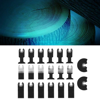 

New 20Pc/set Oscillating Saw-Blades Multiple Tool Kit Multifunctional Oscillating Saw Web Kit Power Tools Repair Machine Accesso