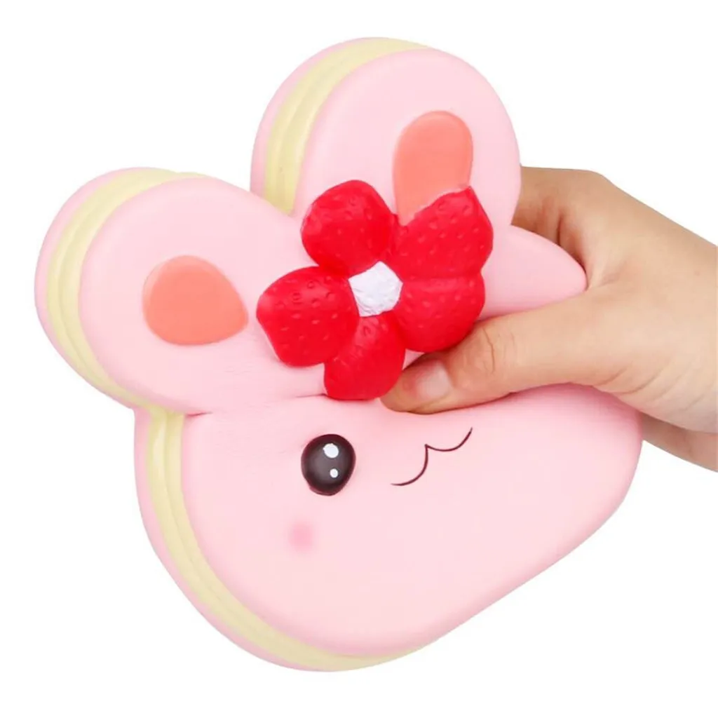 Мягкие игрушки для детей мини очаровательная улыбка кролик медленно поднимающийся ароматизированные игрушки для снятия стресса 1226