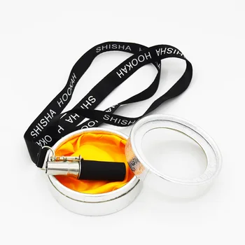

Stainless Steel Shisha Hookah Mouthpieces with Black Rope Strap Mouth Tip Sheesha Chicha Water Hose Tube Smoking Accessories