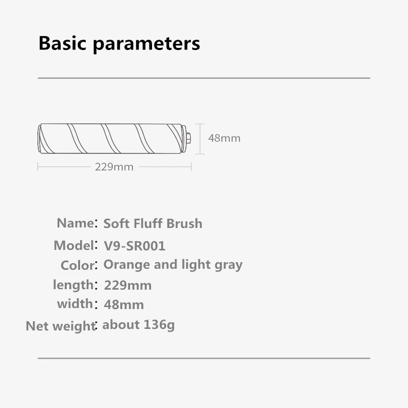HEPA фильтр для Xiaomi Dreame V9 бытовой беспроводной ручной пылесос аксессуары Hepa фильтр роликовая щетка запчасти комплект