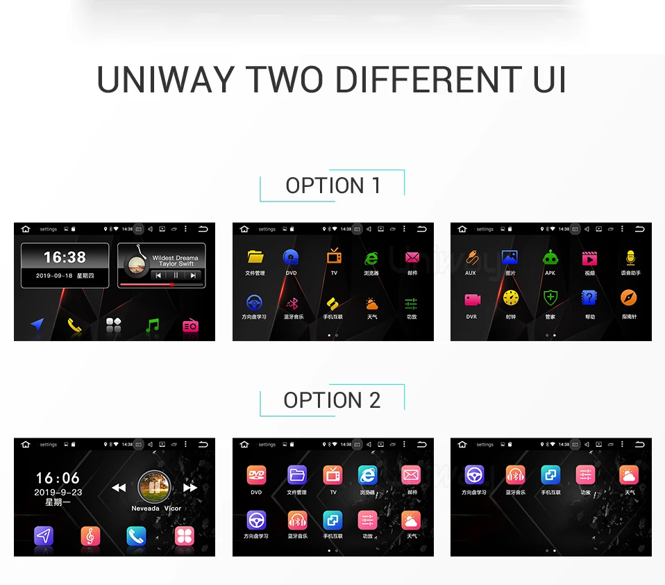 Uniway PX6 4G+ 32G android 9,0 автомобильный dvd для Great Wall Haval H3 H5 автомобильный радиоприемник naviagtion с поддержкой рулевого колеса wifi 4g