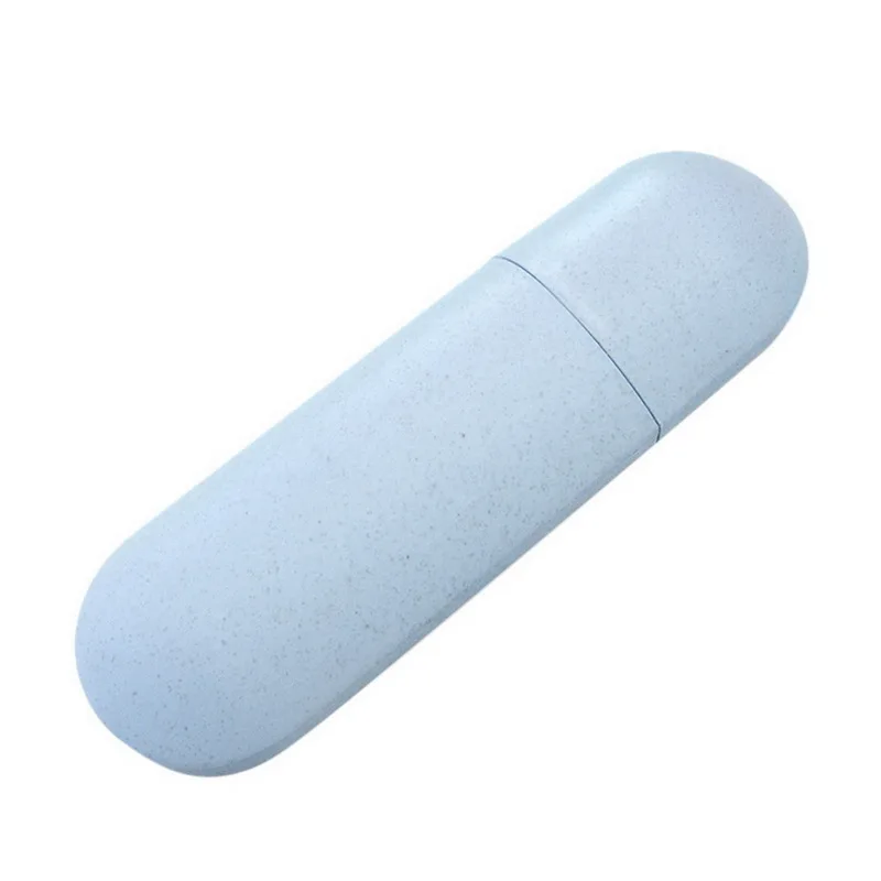 style 2 blue 1 шт. портативная коробка для хранения зубных щеток, Держатель Для Путешествий, Походов, Кемпинга, кепка для зубных щеток, чехол для защиты здоровья, органайзер для хранения в ванной комнате - Цвет: style 2 blue