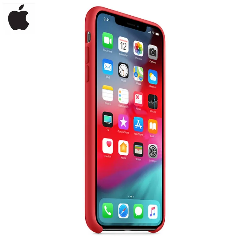 

New Original Apple X/XR XS MAX Mobile Phone Case. The Silicone Resin Surface Has A Silky Touch and A Good Feel.