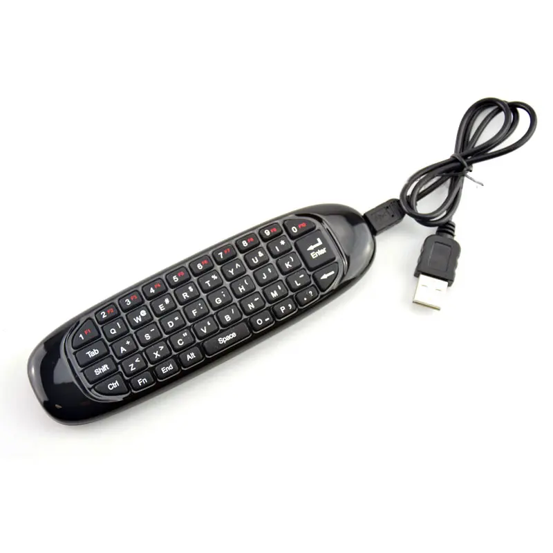 2,4G Air mouse перезаряжаемая Беспроводная Клавиатура дистанционного управления для Android tv Box компьютера QJY99