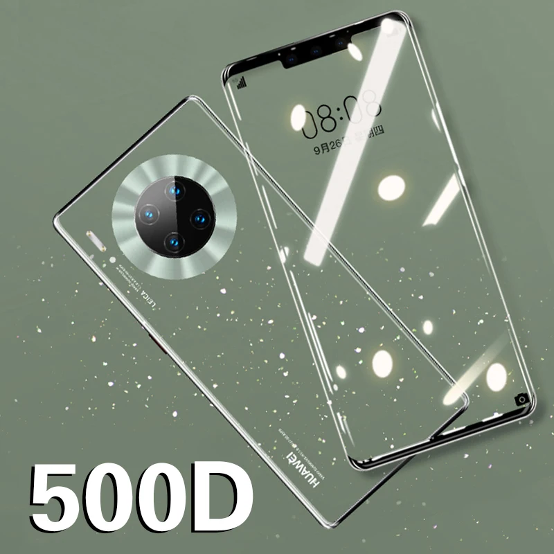 500D Защитное стекло для huawei P20 P30 proзакаленное mate 20 Lite Play стеклянная пленка|Защитные