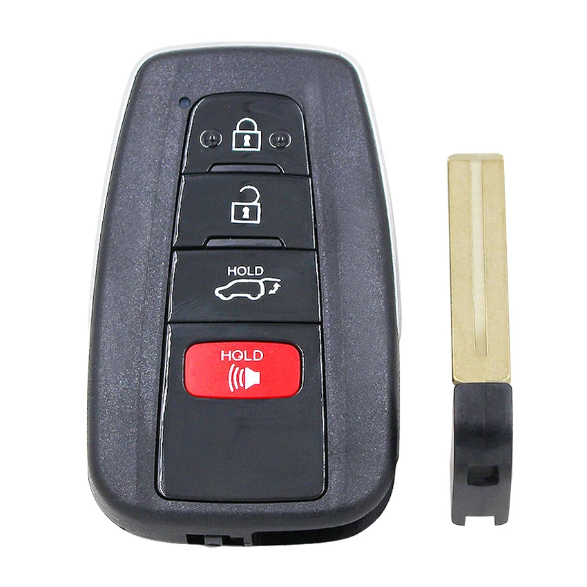 3+1/4 Button ASK314.3MHz Smart Remote Key Fob 8A-Chip FCC ID:14FBC-0351-US suit for- RAV4(aftermarket