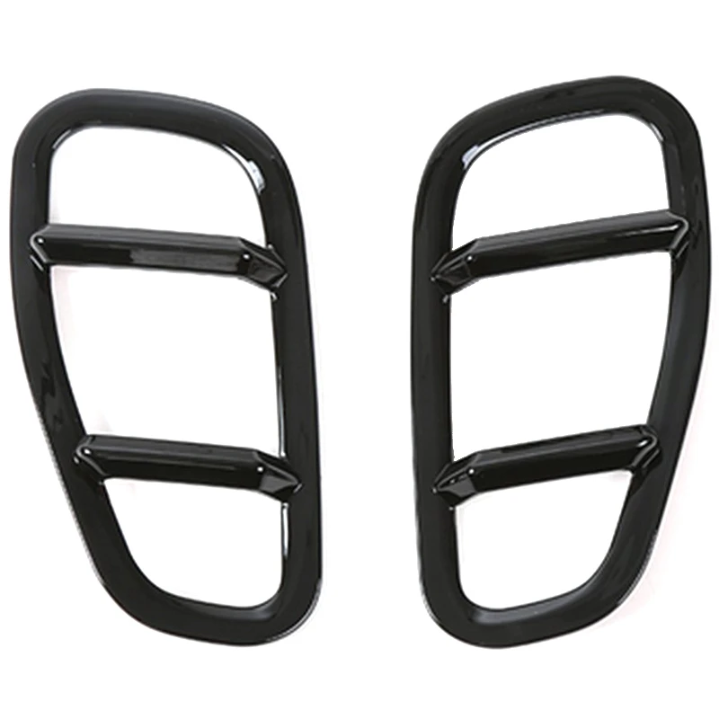 Black ABS Car Front Side Fender Light Lamp Cover Trim for Jeep Renegade 2015 Up | Автомобили и мотоциклы