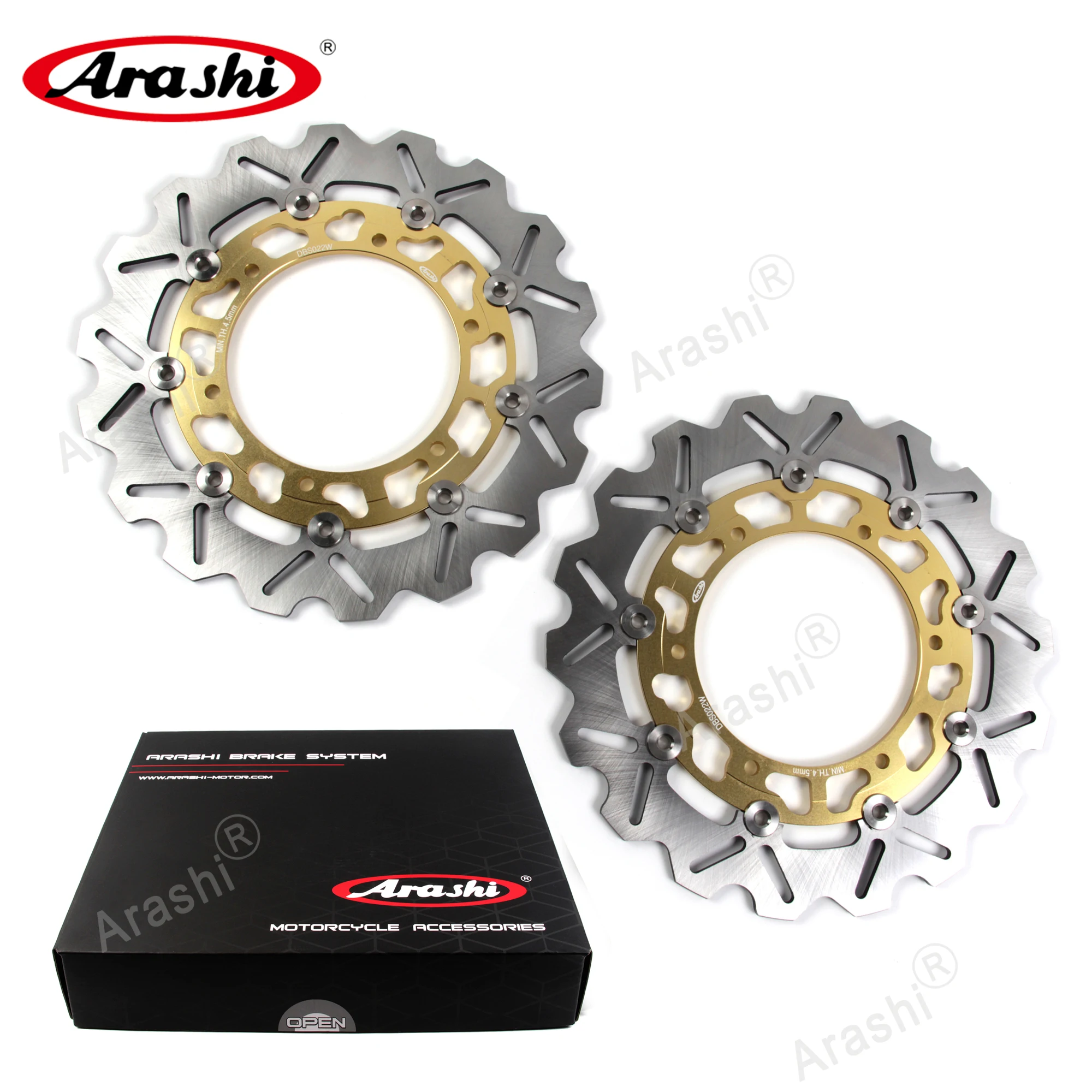Arashi 2 шт. для YAMAHA XV PC ROAD STAR WARRIOR 1700 2002-2007 CNC передний тормозной диск плавающие роторы