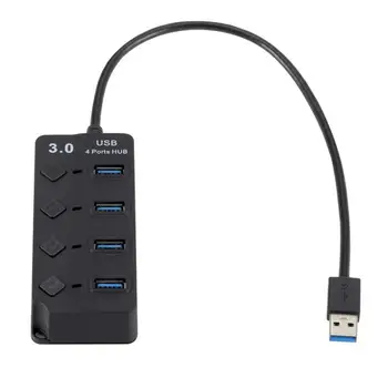 

USB Hub 3.0 4/7 Port Hub 5Gbps High Speed USB 3.0 Hub Laptop Switch Splitter For MacBook PC Power Adapter J7W9