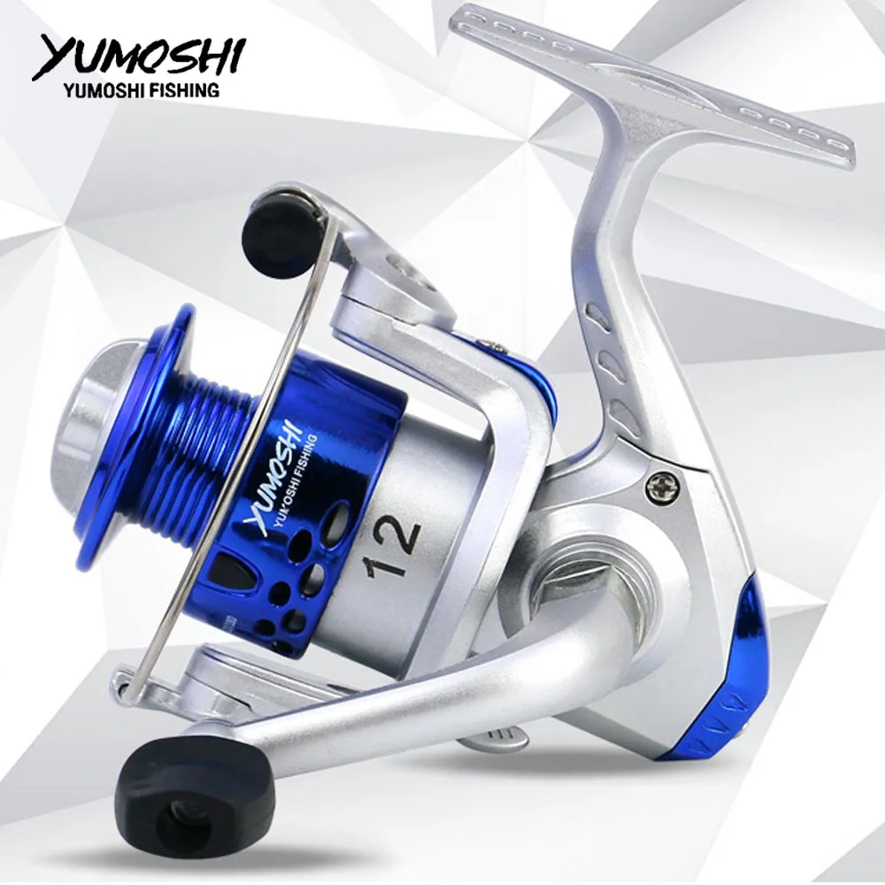 YUMOSHI Spinning Fishing Reel HC2000A VX2000 SQ2000 Sea Fishing Reel Left/Right 12BB Up 5.5:1 Tackle Casting Fishing Reel