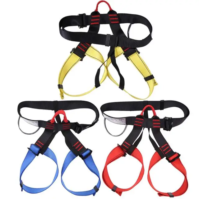 US $6.05 Outdoor Sports Rock Climbing Harness Waist Support Half Body Safety Belt Rock Accessory Seat Belts 
