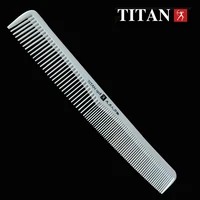 titan comb Professional Hair Comb Medium Cutting Comb Salon  Barber Styling Brush Tool white hair comb 2