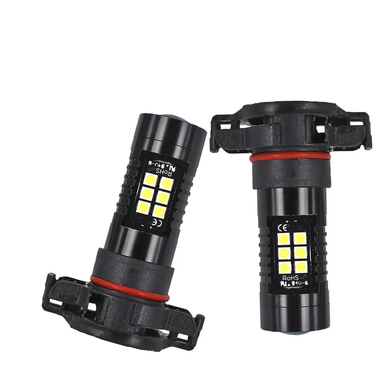 Auto Headlights 3030 H16 21SMD Canbus Led Front Fog Lights 360 degree Headlights 12-24V 6500K Bulb Daytime Running Lights