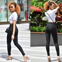 

Four Ways Stretchable Melody Black Stitch High Waist Denim Jeans Woman Autumn Sexy High Elastic Skinny Jeans For Women Trousers