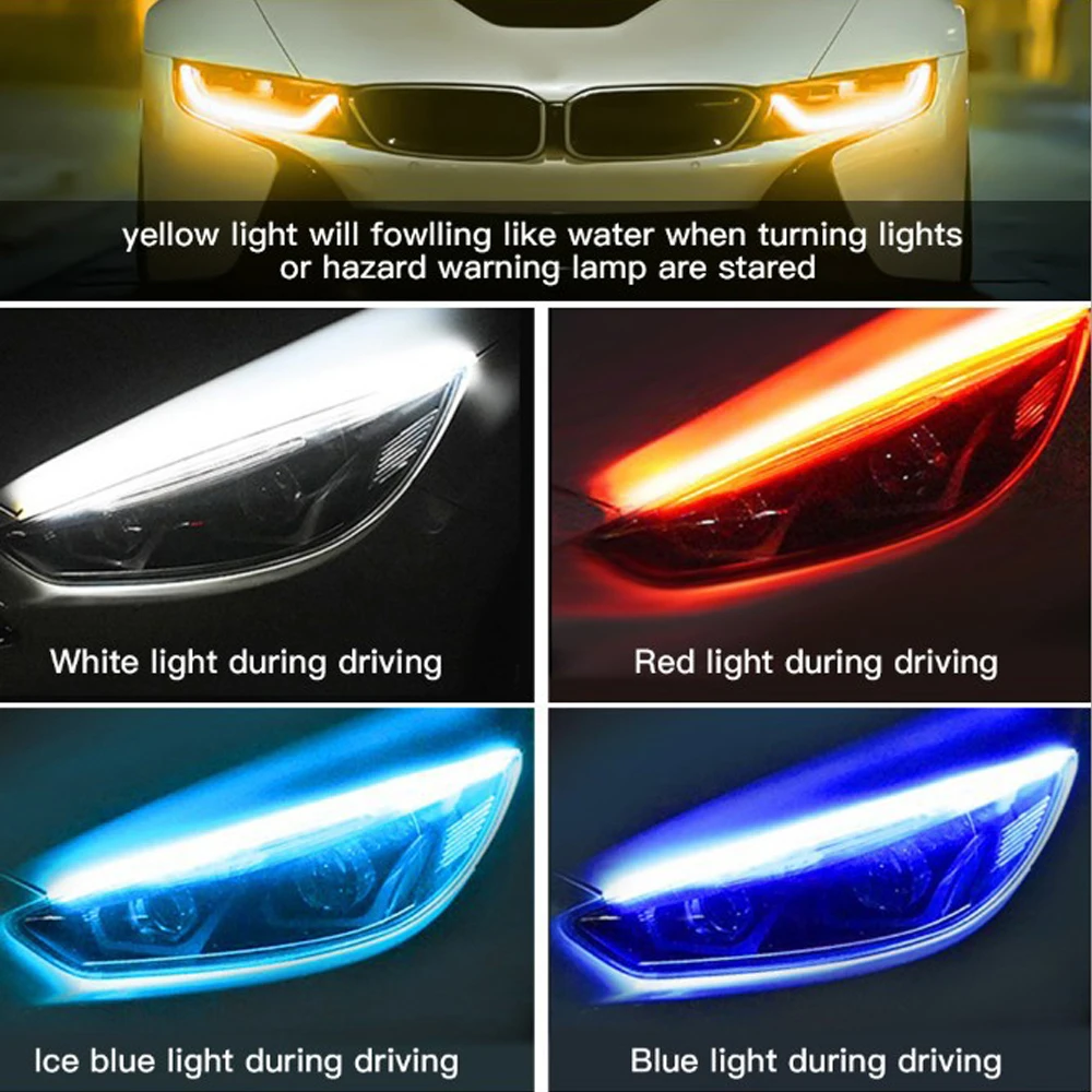 2x на очень тонком каблуке авто DRL светодиодный Габаритные огни белый