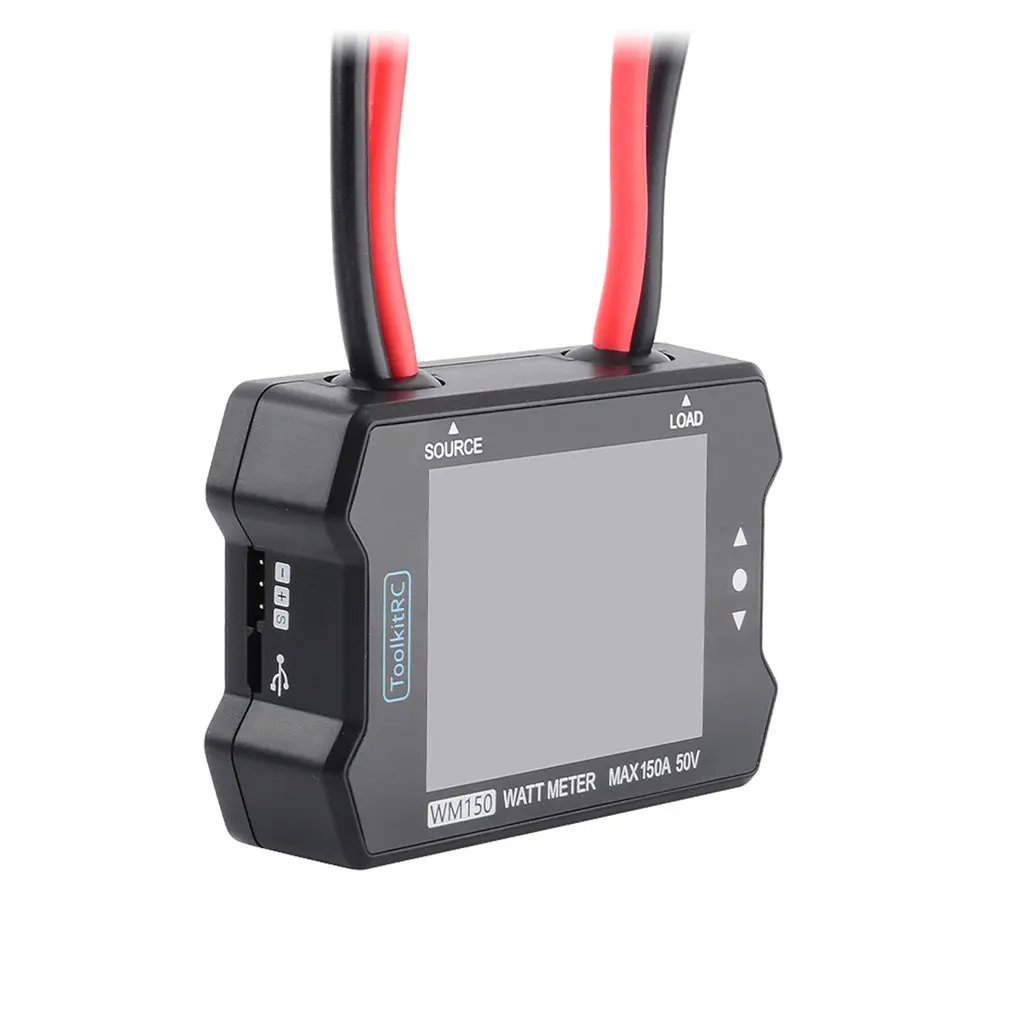 ToolkitRC WM150 ваттметр 150А 50 в измеритель мощности мотора высокая точность PPM тестер выхода сигнала анализатор мощности с ЖК-дисплеем