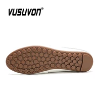 Italian Men Slippers Genuine Leather Loafers Moccasins Outdoor Non-slip Black Casual Slides Summer Spring Fashion Shoes 2020 - Image 4