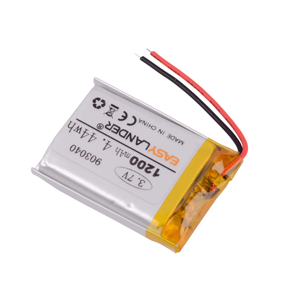 903040 3.7v 1200mah Lithium Polymer Battery With Protection Board