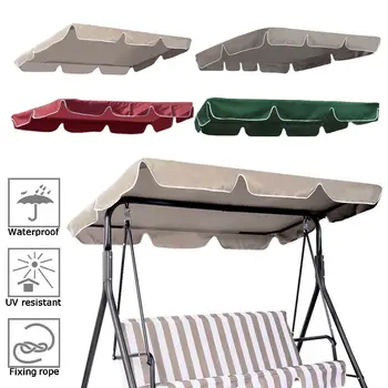 

Outdoor Swing Top Sunshade Cover Canopy Replacement 210D Oxford Garden