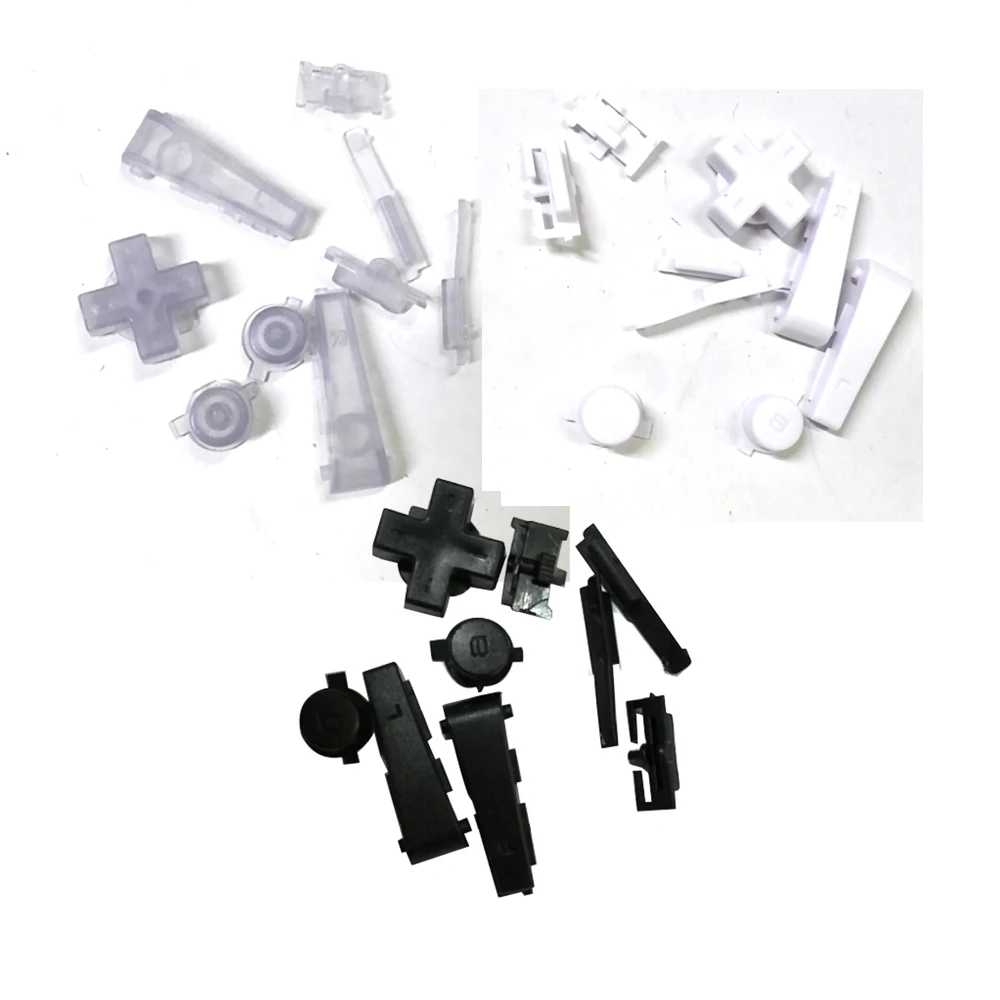 20PCS Full set L R A B D-Pad Keypad buttons for GBM Console Shell Button Keys Replacement | Электроника