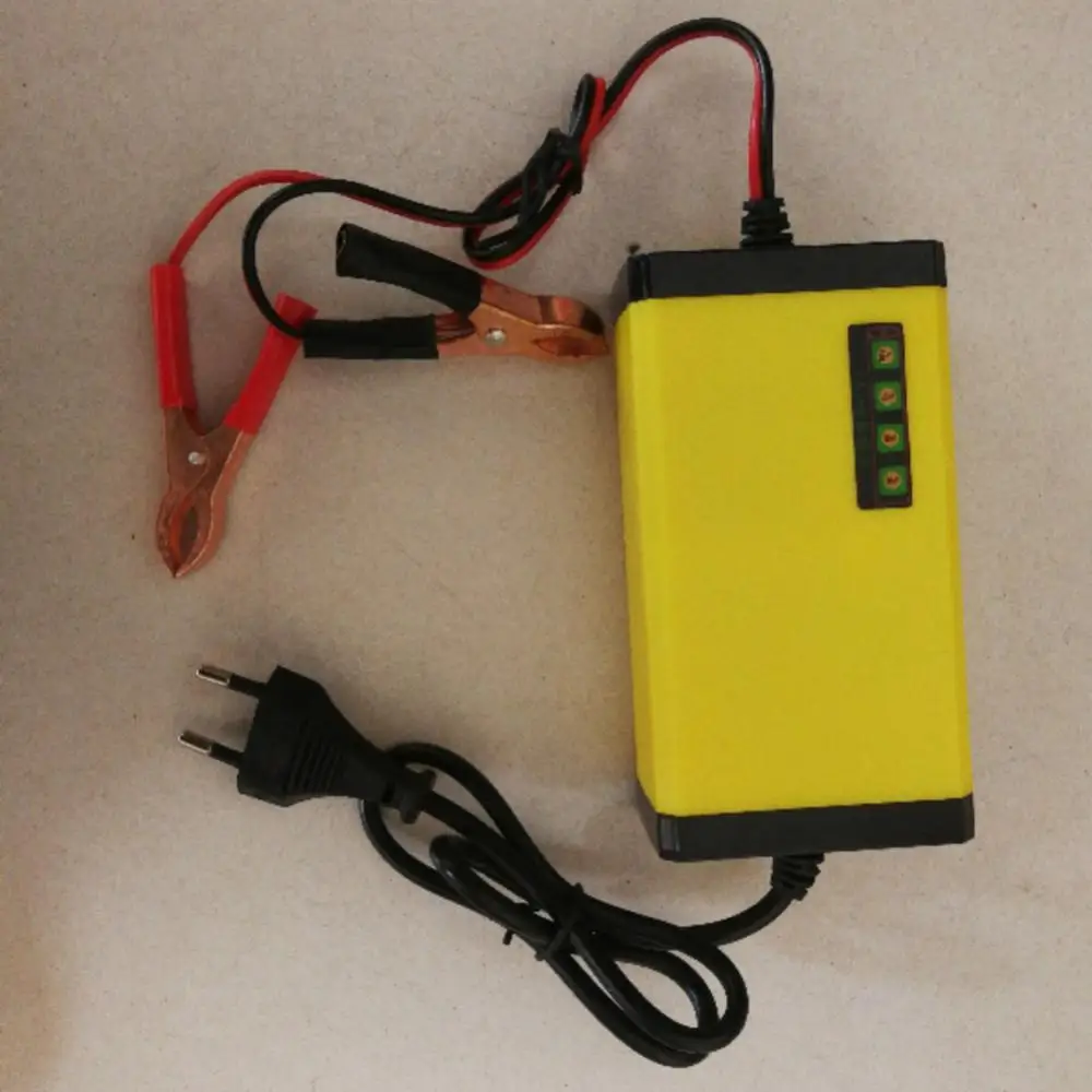 80% Hot !!! Portable 12V 2A Power Supply LED Display Auto Car Motor Battery Charger Adapter