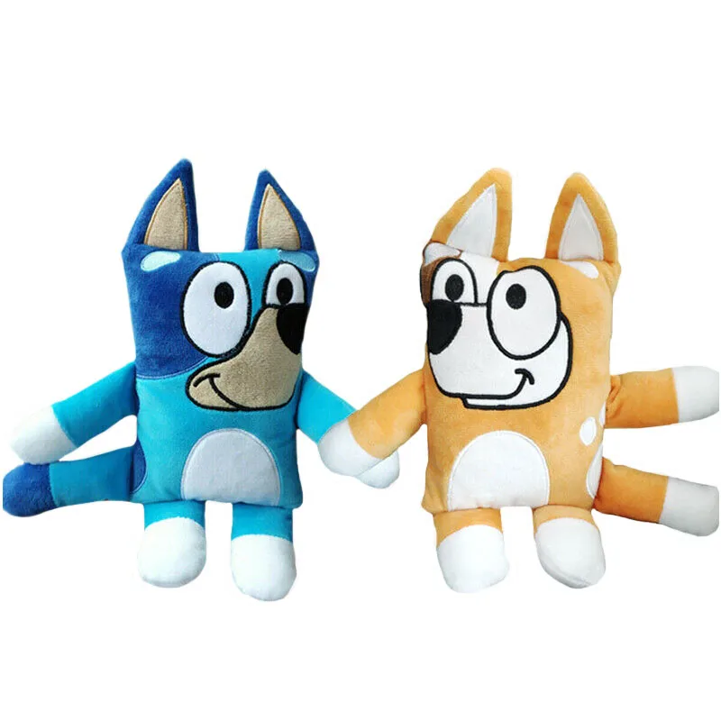 

20cm Bluey Plush Toys Blue Bingo The Dog Plush Doll Toys Cartoon TV Dog Stuffed Animals Toys Baby Kids Christmas Birthday Gifts