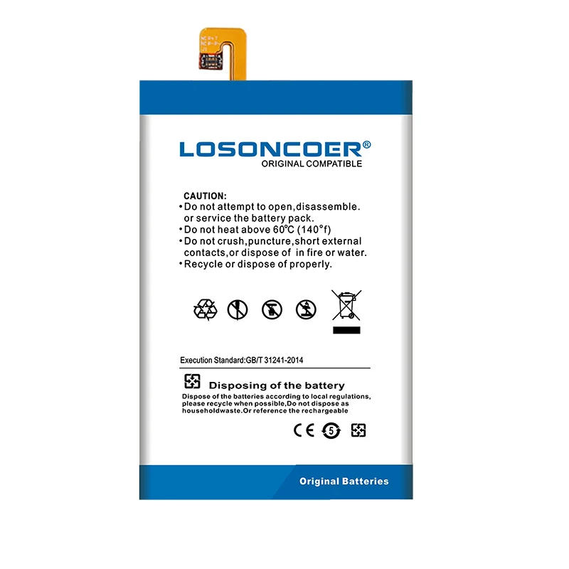 LOSONCOER для Ulefone power 3 6300 мАч 6,0 дюймов MTK6763 6+ 64G Высокое качество батареи инструменты