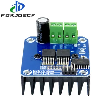 

Double BTS7960 43A H-bridge High-power Motor Driver module diy smart car Current diagnostic