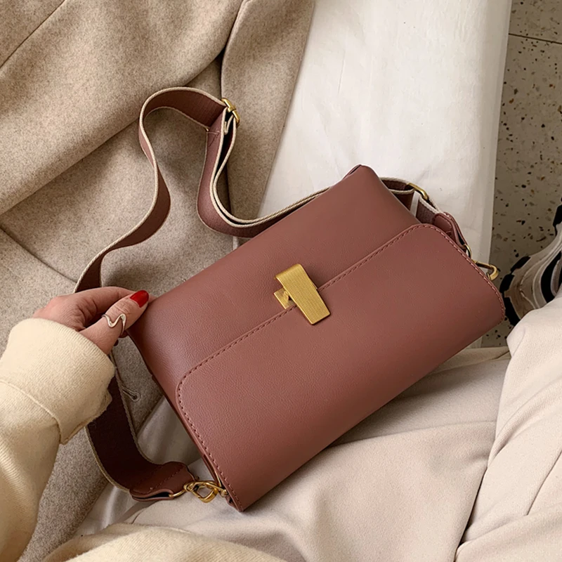 

PU Leather Crossbody Bags For Women 2020 Fashion Small Solid Colors Shoulder Bag Female Handbags and Purses travel bags