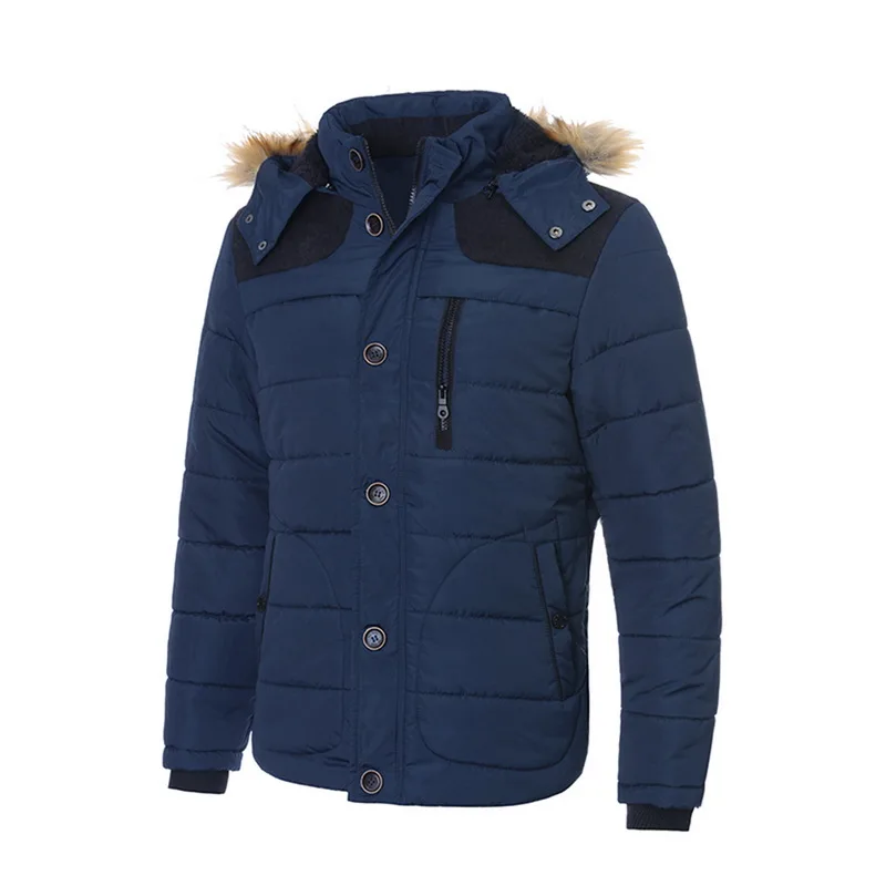 Litthing новые стильные зимние куртки мужские пальто мужские парки Повседневная плотная верхняя одежда с капюшоном флисовые куртки теплые пальто