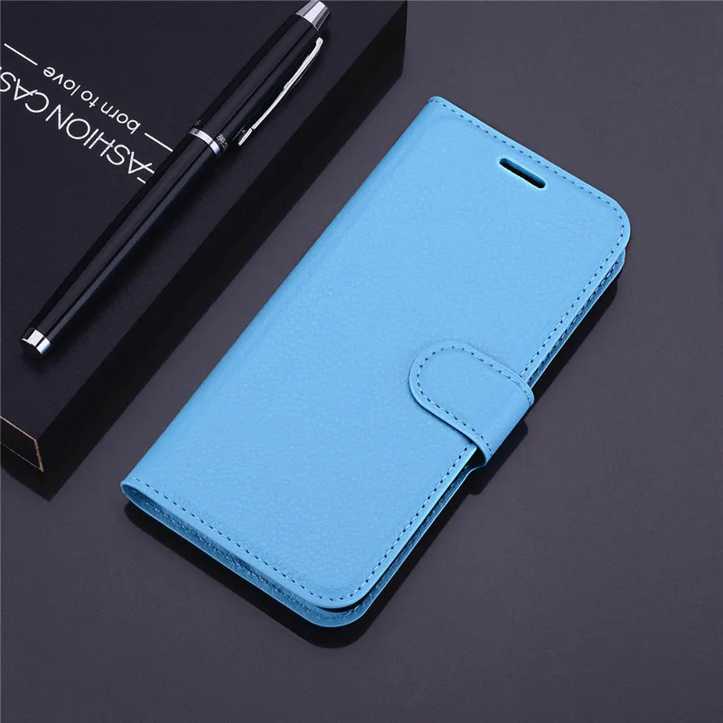 Blue Для samsung Galaxy Xcover 4 Чехол кожаный флип-бумажник чехол для samsung Galaxy XCover 4 G390F SM-G390F футляр для телефона чехол - Цвет: Blue