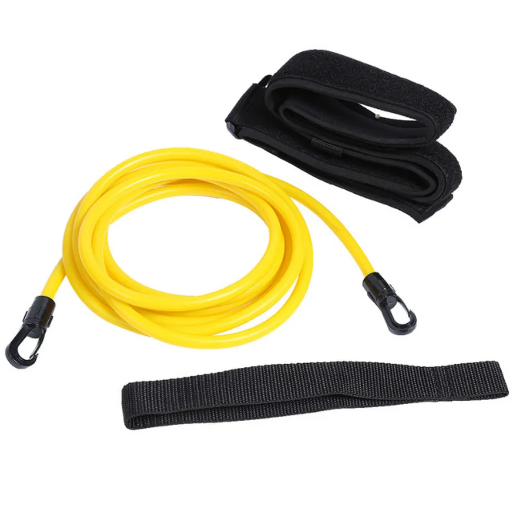 3/4m Adjustable Swim Training Resistance Elastic Belt Swimming Exerciser Safety Rope Latex Tubes Swim Tether Elastic Rope Band ► Photo 2/6