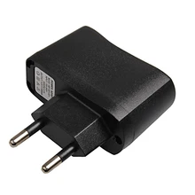 Черный удобный для путешествий ЕС штекер USB AC 100-240 В настенный адаптер зарядного устройства для сотового телефона и MP3 MP4 для зарядки питания