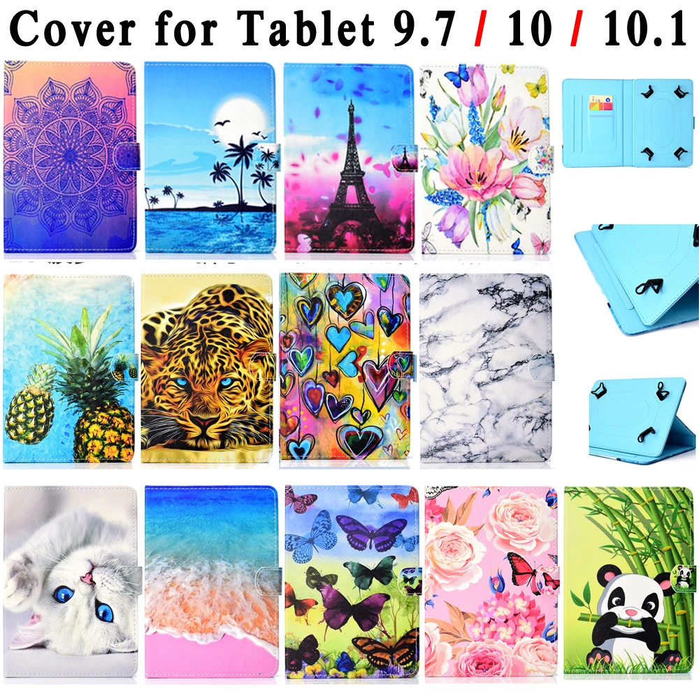 Универсальный Модный чехол для Alcatel ONETOUCH ONE TOUCH Pixi 3/3T 1T 10 8082/POP 4/A3 4G 1 дюймовый