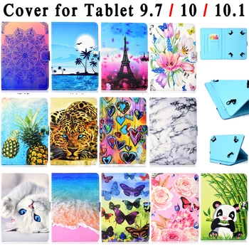 

Universal Fashion Case for Alcatel ONETOUCH ONE TOUCH Pixi 3/3T 1T 10 8082/POP 4/A3 4G 10.1 Inch Leather Tablet PC Stand Cover