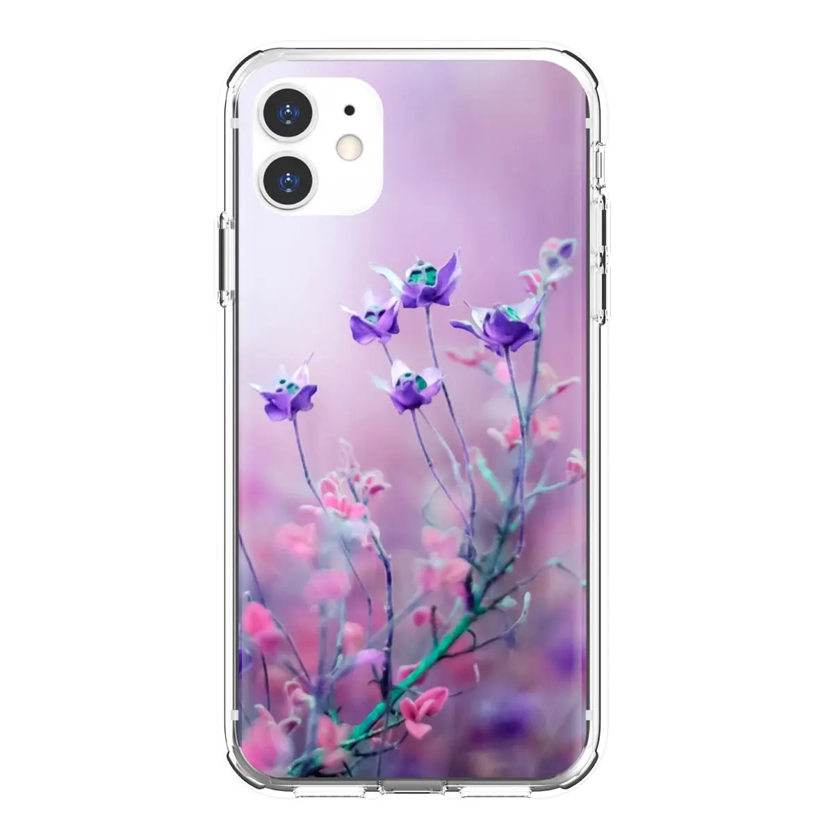 Soft Skin Cover Beautiful Neon Flowers phone Wallpaper For Xiaomi Redmi 4A 7A S2 Note 8 3 3S 4 4X 5 Plus 6 7 6A Pro Pocophone F1 |