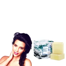 Глубокое очищение и увлажнение Отбеливающее мыло с морской солью мыло для рук для удаления клещей и питательной кожи для мужчин и женщин