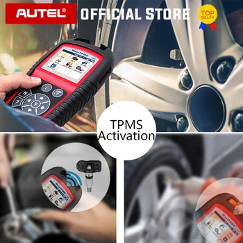 

AUTEL MaxiTPMS TS601 TPMS Tire Pressure Activator Complete TPMS Activation Programming Tool Tire Monitoring System Scanner Tools