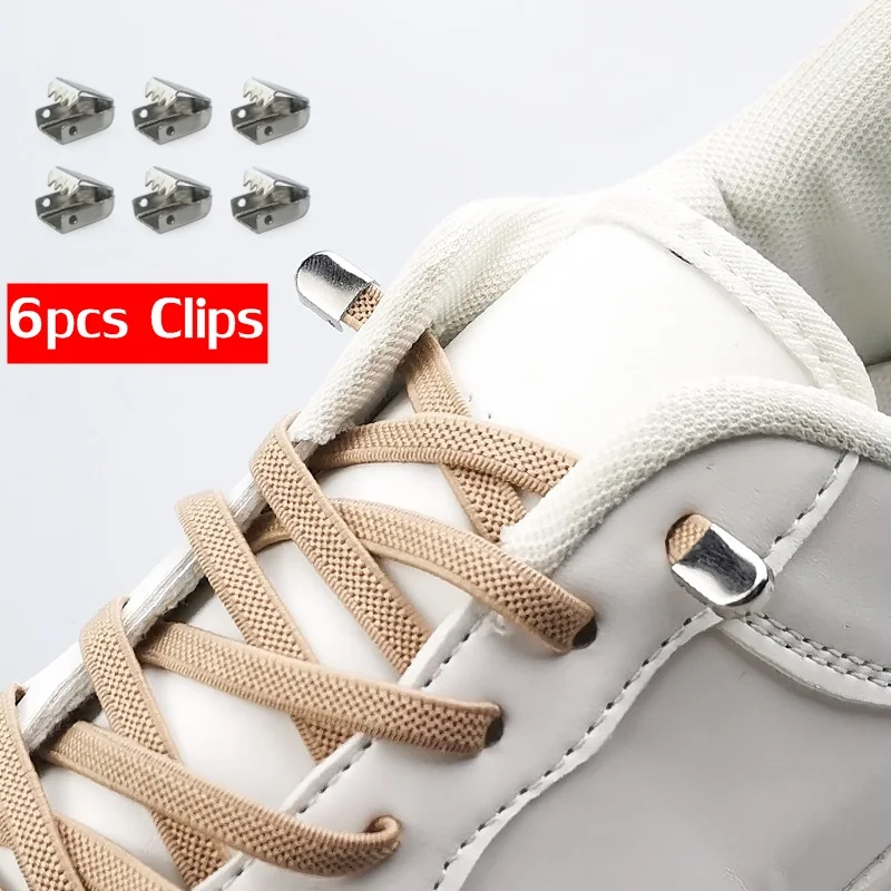 Elastic Shoelaces Sneakers Quick-Safety No-Tie Kids Adult And Outdoor Unisex 1-Pair Leisure