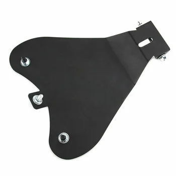 

Black Motorcycle Seat Base Plates Bracket Trim For Harley Sportster XL883 Bobber