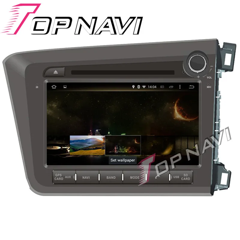 " Восьмиядерный Android 9,0 Авто gps-навигатор для Honda CIVIC 2012-стерео Автомагнитола радио мультимедиа аудио магнит 2 Din