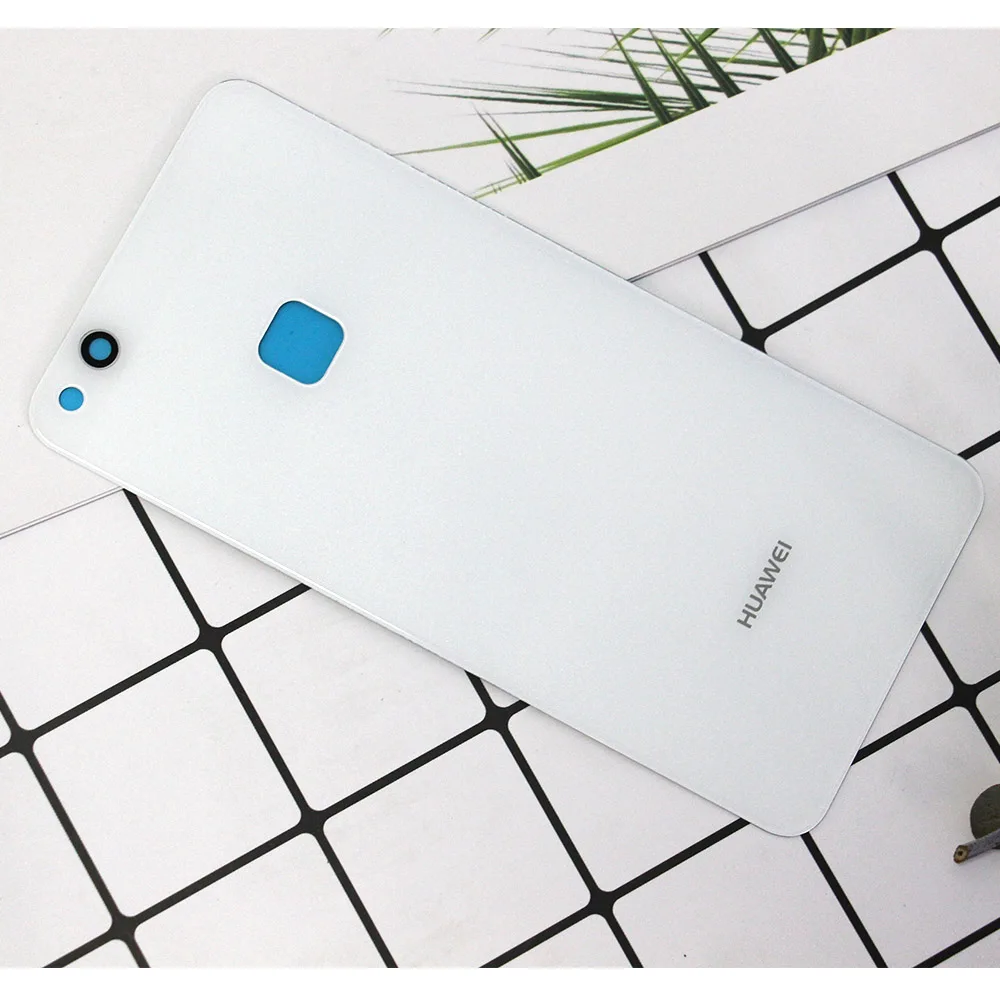E-family 5," задняя крышка для huawei P10 Lite, чехол для батареи, корпус, ремонт дверей, стекло с клейкой лентой для huawei Nova Lite - Цвет: White